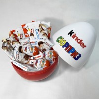 Большое киндер яйцо с наполнением Kinder Mix (30 см)