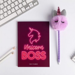 Набор Unicorn Boss: ежедневник и ручка